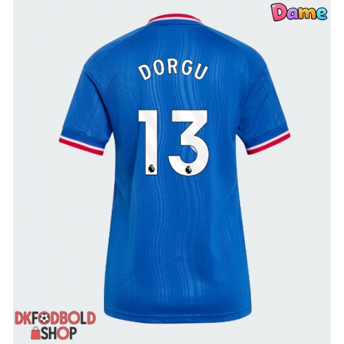 Manchester United Patrick Dorgu #13 Udebanetrøje Dame 2026-27 Kort ærmer